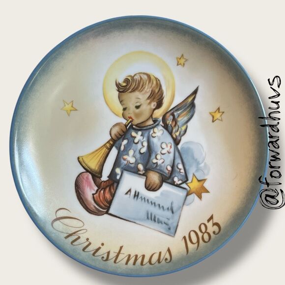 1983 Berta Hummel Collector Plate – “Angelic Messenger” - No Box - Picture 1 of 7